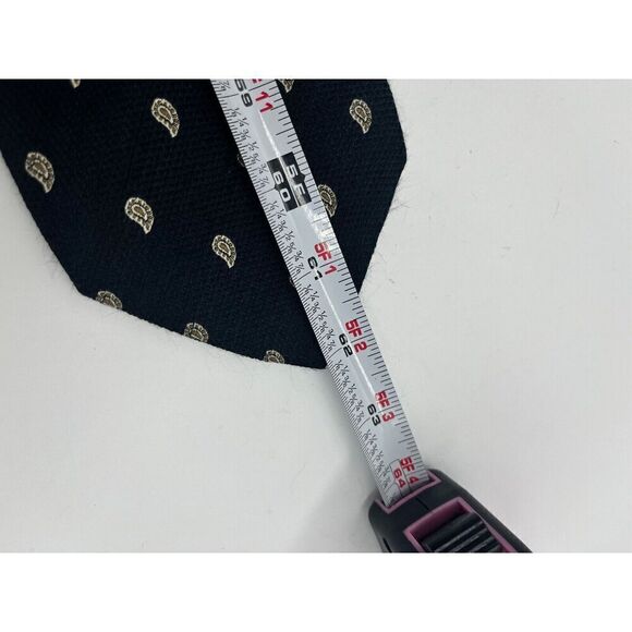 Giorgio Armani - A Milano Borgonuovo 21‎ 100% Silk Tie Paisley Handmade in Italy - Picture 7 of 7